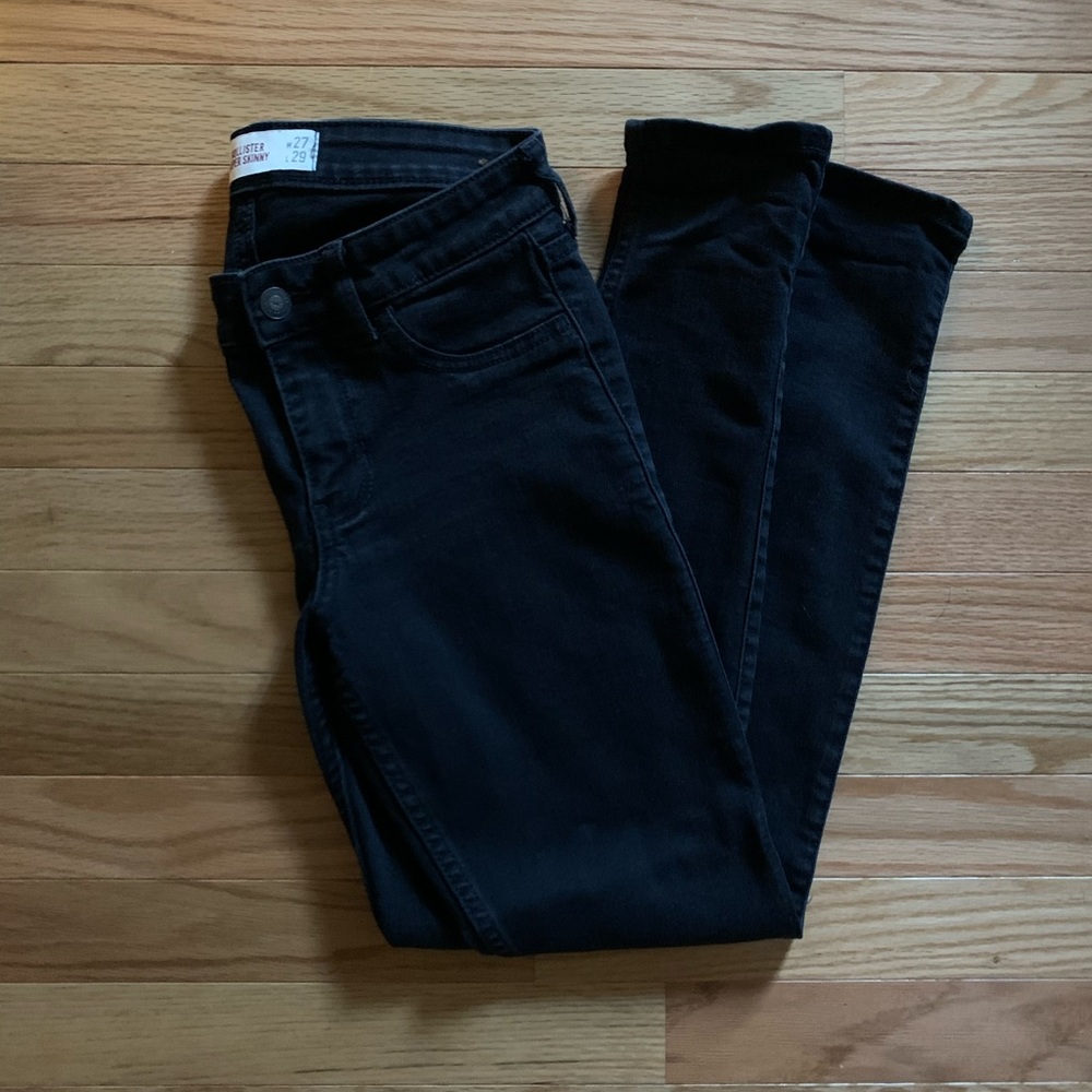 Hollister Super Skinny Jeans, Black